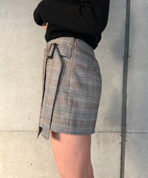 ENVYM（アンビー）の「ＣＨＥＣＫ ＳＰＴ（その他パンツ・レディース・ブラック/ブラウン・FREE）」の3枚目の写真