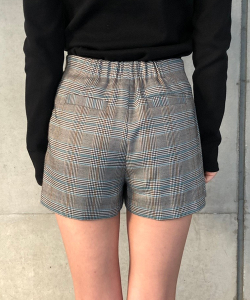 ENVYM（アンビー）の「ＣＨＥＣＫ ＳＰＴ（その他パンツ・レディース・ブラック/ブラウン・FREE）」の4枚目の写真