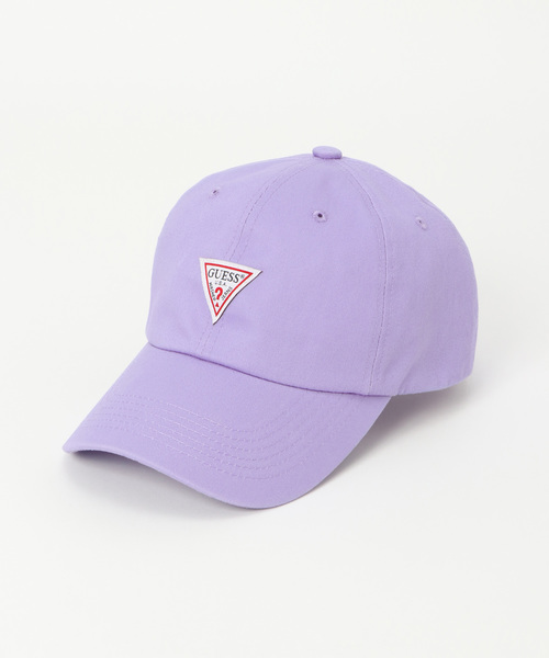 Guess(ゲス)の「WEB限定 GUESS ゲス ツイルローキャップ(キャップ・レディース・パープル/グリーン系その他/ベージュ/ホワイト/ブラック/ネイビー・FREE)」の6枚目の写真