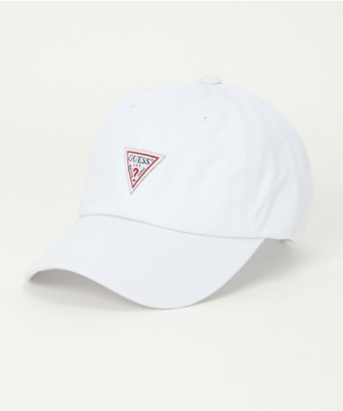 Guess(ゲス)の「WEB限定 GUESS ゲス ツイルローキャップ(キャップ・レディース・パープル/グリーン系その他/ベージュ/ホワイト/ブラック/ネイビー・FREE)」の1枚目の写真