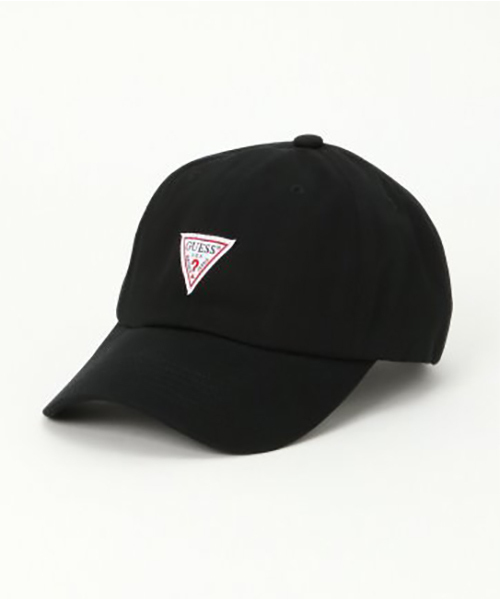 Guess(ゲス)の「WEB限定 GUESS ゲス ツイルローキャップ(キャップ・レディース・パープル/グリーン系その他/ベージュ/ホワイト/ブラック/ネイビー・FREE)」の2枚目の写真