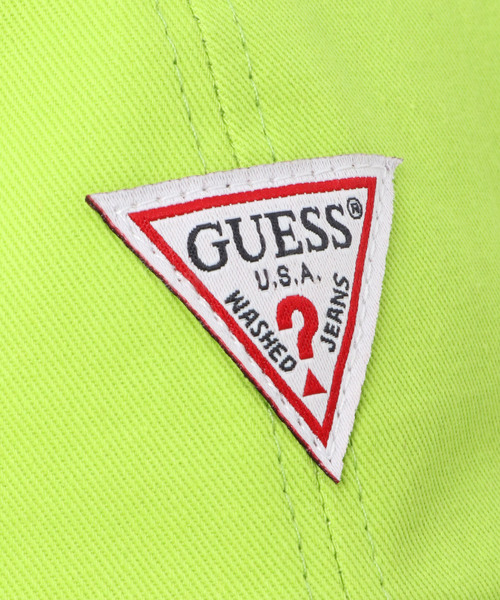 Guess(ゲス)の「WEB限定 GUESS ゲス ツイルローキャップ(キャップ・レディース・パープル/グリーン系その他/ベージュ/ホワイト/ブラック/ネイビー・FREE)」の14枚目の写真