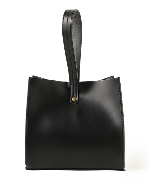 Ray BEAMS（レイビームス）の「Ray BEAMS / ワンハンドル バッグ（ハンドバッグ・レディース・ブラック/ナチュラル・ONE SIZE）」の11枚目の写真