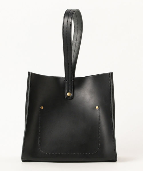 Ray BEAMS（レイビームス）の「Ray BEAMS / ワンハンドル バッグ（ハンドバッグ・レディース・ブラック/ナチュラル・ONE SIZE）」の13枚目の写真