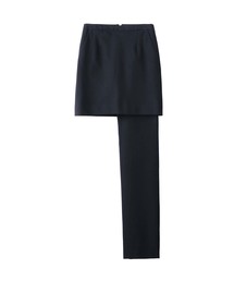 MILITARY WOOL ASYMMETRY PANTS