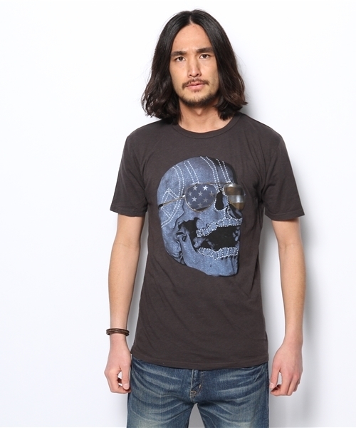 BEAMS（ビームス）の「○JUNK FOOD×BEAMS / 別注 American Skull TEE（Tシャツ/カットソー・メンズ・ブラック・SMALL/MEDIUM/LARGE/X-SMALL）」の7枚目の写真