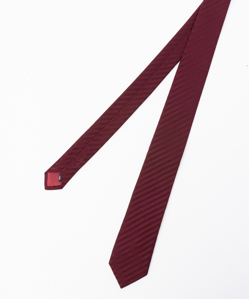 5351 POUR LES HOMMES(ゴーサンゴーイチプールオム)の「シャドーストライプネクタイ(ネクタイ・メンズ・ホワイト/ネイビー/ボルドー・フリー)」の5枚目の写真