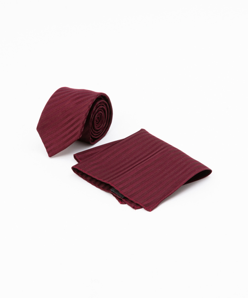 5351 POUR LES HOMMES(ゴーサンゴーイチプールオム)の「シャドーストライプネクタイ(ネクタイ・メンズ・ホワイト/ネイビー/ボルドー・フリー)」の9枚目の写真