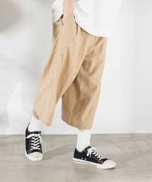 WEGO | WEGO/麻レーヨンガウチョパンツ(スラックス)