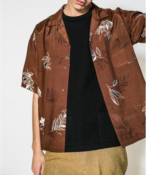 monkey time FLORAL PRT OPEN SHT/シャツ MONKEY TIME（モンキータイム）の「＜monkey time＞ FLORAL PRT