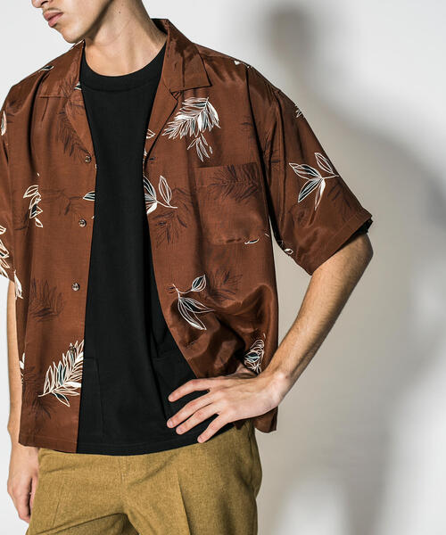 monkey time FLORAL PRT OPEN SHT/シャツ MONKEY TIME（モンキータイム）の「＜monkey time＞ FLORAL PRT