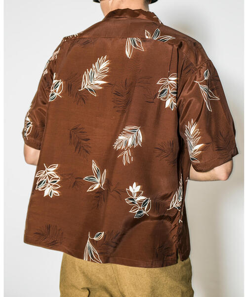 MONKEY TIME（モンキータイム）の「＜monkey time＞ FLORAL PRT OPEN SHT/シャツ（シャツ/ブラウス・メンズ・ダークブラウン/ブラック・X-LARGE/LARGE/SMALL/MEDIUM）」の12枚目の写真