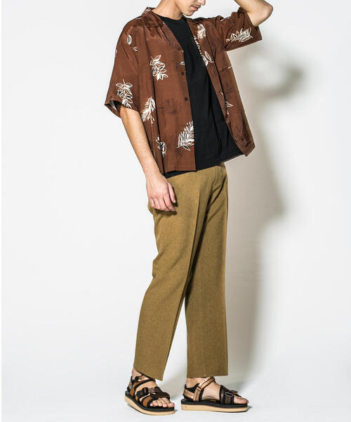 MONKEY TIME（モンキータイム）の「＜monkey time＞ FLORAL PRT OPEN SHT/シャツ（シャツ/ブラウス・メンズ・ダークブラウン/ブラック・X-LARGE/LARGE/SMALL/MEDIUM）」の14枚目の写真