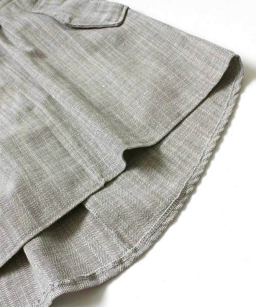 MODE ROBE（モードローブ）の「ドロストリネンミニスカート（スカート・レディース・グレー/ブラウン/ベージュ・FREE）」の12枚目の写真