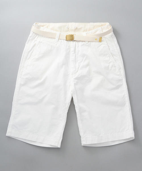 MASTER&Co（マスターアンドコー）の「＜WEB限定＞MASTER&Co./ CHINO SHORT PANT（チノパンツ・メンズ・ホワイト/ダークグリーン/ネイビー/その他1・MEDIUM/SMALL/X-SMALL）」の2枚目の写真
