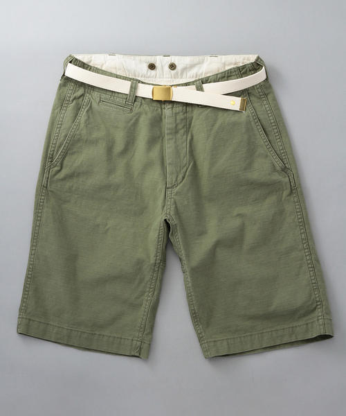 MASTER&Co（マスターアンドコー）の「＜WEB限定＞MASTER&Co./ CHINO SHORT PANT（チノパンツ・メンズ・ホワイト/ダークグリーン/ネイビー/その他1・MEDIUM/SMALL/X-SMALL）」の3枚目の写真