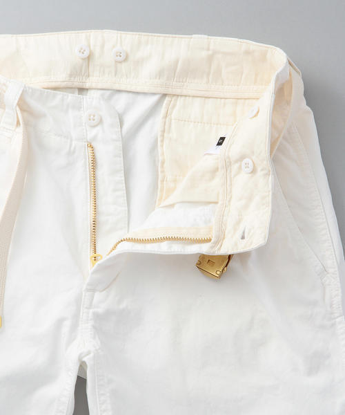 MASTER&Co（マスターアンドコー）の「＜WEB限定＞MASTER&Co./ CHINO SHORT PANT（チノパンツ・メンズ・ホワイト/ダークグリーン/ネイビー/その他1・MEDIUM/SMALL/X-SMALL）」の10枚目の写真