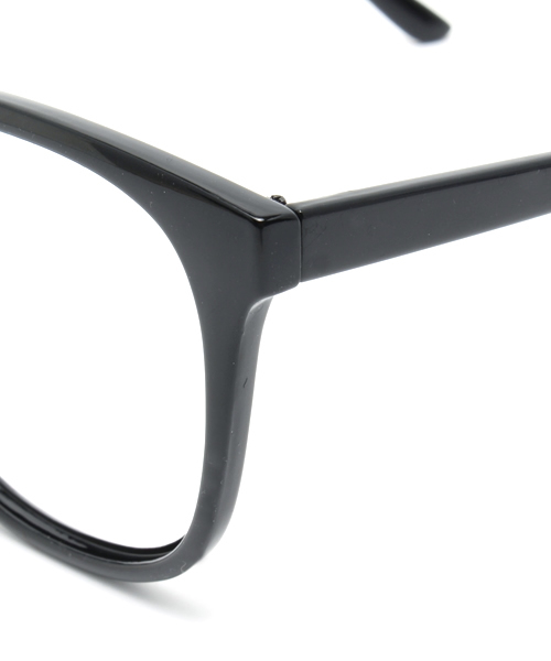 WEGO（ウィゴー）の「WEGO/ウェリントンタイプ(レンズ無し)（メガネ・メンズ・ブラック/ブラウン系その他・FREE）」の3枚目の写真