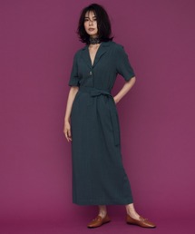 Aunt Marie's | AUNT MARIE'S Iライン開襟シャツワンピース(ワンピース)