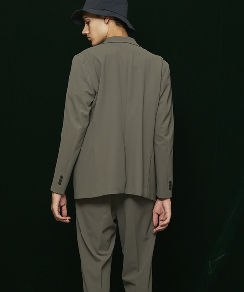 MAISON SPECIAL(メゾンスペシャル)の「“雨を弾く” ウォーターテックBODYSHELLテーラードジャケット 【MAISON SPECIAL/メゾンスペシャル】■セットアップ対応■(テーラードジャケット・メンズ・ブラック/ネイビー/カーキ・44/46/48)」の16枚目の写真