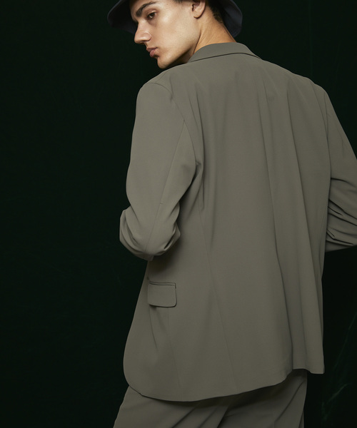 MAISON SPECIAL(メゾンスペシャル)の「“雨を弾く” ウォーターテックBODYSHELLテーラードジャケット 【MAISON SPECIAL/メゾンスペシャル】■セットアップ対応■(テーラードジャケット・メンズ・ブラック/ネイビー/カーキ・44/46/48)」の20枚目の写真