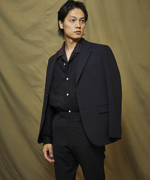 MAISON SPECIAL(メゾンスペシャル)の「“雨を弾く” ウォーターテックBODYSHELLテーラードジャケット 【MAISON SPECIAL/メゾンスペシャル】■セットアップ対応■(テーラードジャケット・メンズ・ブラック/ネイビー/カーキ・44/46/48)」の22枚目の写真
