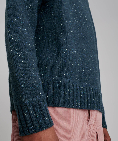 Saturdays NYC（サタデーズ ニューヨークシティ ）の「Miguel Speckles Sweater（ニット/セーター・メンズ・ブラック/ネイビー/グレー・X-SMALL/S/M/L/X-LARGE）」の16枚目の写真