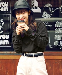 Champion（チャンピオン）の「Champion ( チャンピオン ) クルーネック ビッグシルエット コットン ロンT（Tシャツ/カットソー）」