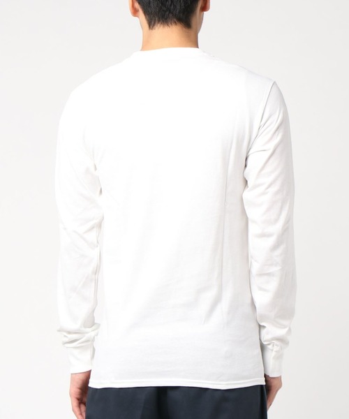 Champion(チャンピオン)の「Champion ( チャンピオン ) クルーネック ビッグシルエット コットン ロンT(Tシャツ/カットソー・メンズ・ホワイト/ブラック/ネイビー/グレー/レッド/ロイヤルブルー・SMALL/MEDIUM/X-LARGE/LARGE/XX-LARGE)」の22枚目の写真