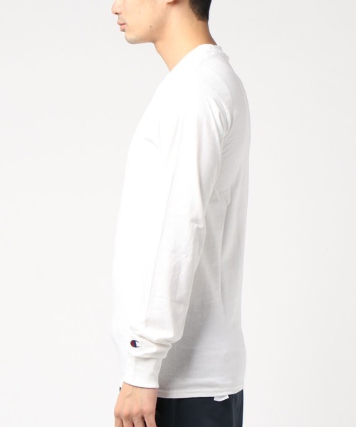 Champion(チャンピオン)の「Champion ( チャンピオン ) クルーネック ビッグシルエット コットン ロンT(Tシャツ/カットソー・メンズ・ホワイト/ブラック/ネイビー/グレー/レッド/ロイヤルブルー・SMALL/MEDIUM/X-LARGE/LARGE/XX-LARGE)」の21枚目の写真
