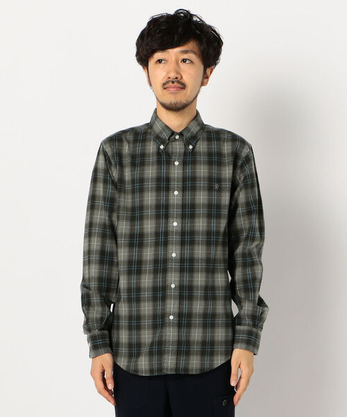 GYMPHLEX（ジムフレックス）の「【Gymphlex / ジムフレックス】ボタンダウンシャツ　#J-0643VHC（シャツ/ブラウス・メンズ・ブラック系その他/ブラウン系その他/グリーン系その他/レッド系その他・M/L）」の6枚目の写真