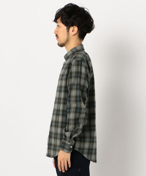 GYMPHLEX（ジムフレックス）の「【Gymphlex / ジムフレックス】ボタンダウンシャツ　#J-0643VHC（シャツ/ブラウス・メンズ・ブラック系その他/ブラウン系その他/グリーン系その他/レッド系その他・M/L）」の5枚目の写真