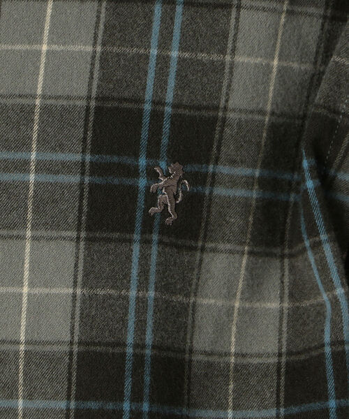 GYMPHLEX（ジムフレックス）の「【Gymphlex / ジムフレックス】ボタンダウンシャツ　#J-0643VHC（シャツ/ブラウス・メンズ・ブラック系その他/ブラウン系その他/グリーン系その他/レッド系その他・M/L）」の16枚目の写真