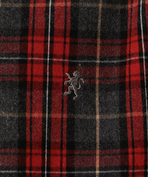 GYMPHLEX（ジムフレックス）の「【Gymphlex / ジムフレックス】ボタンダウンシャツ　#J-0643VHC（シャツ/ブラウス・メンズ・ブラック系その他/ブラウン系その他/グリーン系その他/レッド系その他・M/L）」の13枚目の写真