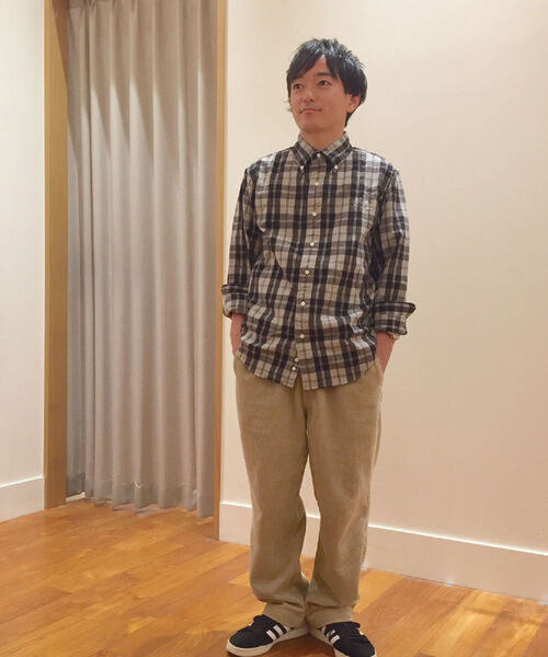 GYMPHLEX（ジムフレックス）の「【Gymphlex / ジムフレックス】ボタンダウンシャツ　#J-0643VHC（シャツ/ブラウス・メンズ・ブラック系その他/ブラウン系その他/グリーン系その他/レッド系その他・M/L）」の20枚目の写真