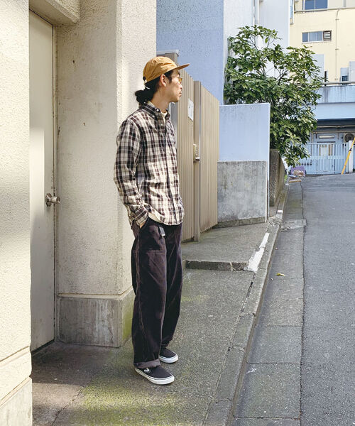 GYMPHLEX（ジムフレックス）の「【Gymphlex / ジムフレックス】ボタンダウンシャツ　#J-0643VHC（シャツ/ブラウス・メンズ・ブラック系その他/ブラウン系その他/グリーン系その他/レッド系その他・M/L）」の21枚目の写真