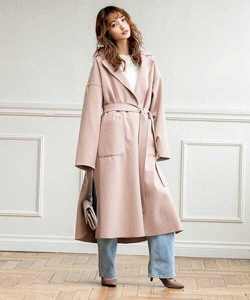 サイドスリットライトガウンコート（その他アウター）｜fifth