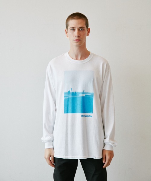 ROTTWEILER(ロットワイラー)の「Photo LS Tee(Tシャツ/カットソー)」|ブルー