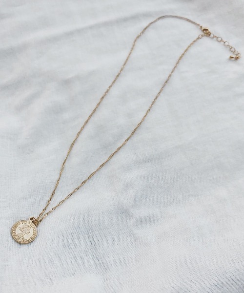 Auntie Rosa Holiday(アンティローザホリデー)の「コインチェーンネックレス(ネックレス・レディース・ゴールド・FREE)」の1枚目の写真