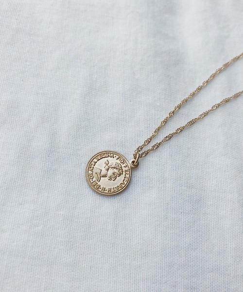 Auntie Rosa Holiday(アンティローザホリデー)の「コインチェーンネックレス(ネックレス・レディース・ゴールド・FREE)」の6枚目の写真
