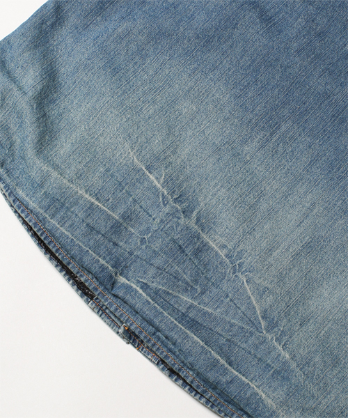 NANO universe（ナノユニバース）の「西川ダウン デニムシャツ（ダウンジャケット/コート・メンズ・ブルー/インディゴブルー・X-LARGE/SMALL/MEDIUM/LARGE）」の16枚目の写真