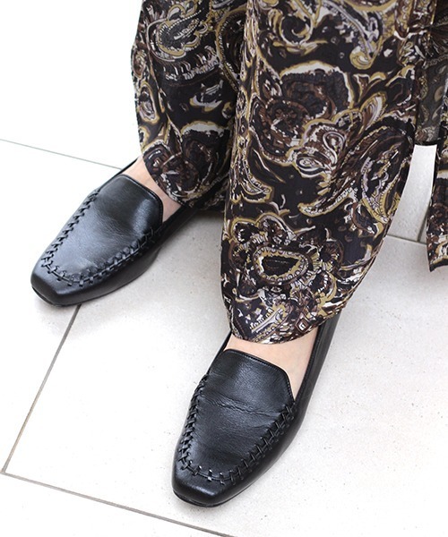 JELLY BEANS（ジェリービーンズ）の「ソフトローファーシューズ【Made in Japan】(120-10289)JELLY BEANS(ジェリービーンズ)（パンプス・レディース・ブラック/ホワイト/レオパード/グレー・24/24.5/22.5/23/23.5）」の20枚目の写真