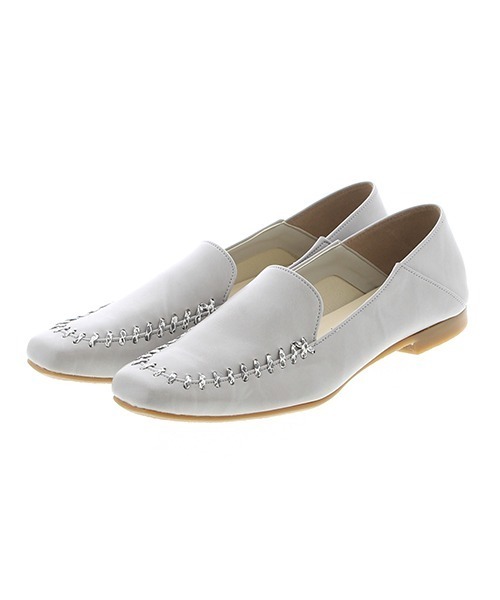 JELLY BEANS（ジェリービーンズ）の「ソフトローファーシューズ【Made in Japan】(120-10289)JELLY BEANS(ジェリービーンズ)（パンプス・レディース・ブラック/ホワイト/レオパード/グレー・24/24.5/22.5/23/23.5）」の7枚目の写真