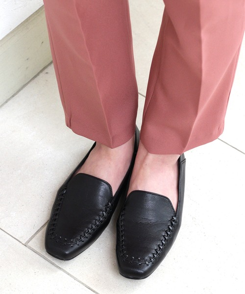 JELLY BEANS（ジェリービーンズ）の「ソフトローファーシューズ【Made in Japan】(120-10289)JELLY BEANS(ジェリービーンズ)（パンプス・レディース・ブラック/ホワイト/レオパード/グレー・24/24.5/22.5/23/23.5）」の13枚目の写真