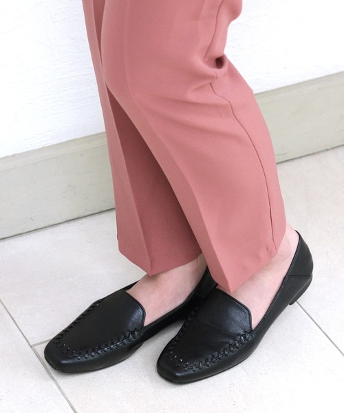 JELLY BEANS（ジェリービーンズ）の「ソフトローファーシューズ【Made in Japan】(120-10289)JELLY BEANS(ジェリービーンズ)（パンプス・レディース・ブラック/ホワイト/レオパード/グレー・24/24.5/22.5/23/23.5）」の12枚目の写真