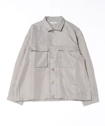 STYLEBLOCK（スタイルブロック）の「チェック柄ビッグシルエットオープンカラーワークシャツ（その他アウター）」