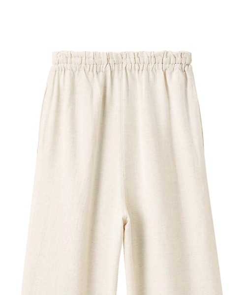 GeeRA(ジーラ)の「夏にぴったり!リネン入りワイドイージーパンツ(その他パンツ・レディース・カーキ/ブラック/モカ/ナチュラル/ブラウン/オレンジ/ブルー・MEDIUM/X-LARGE/SMALL/XX-LARGE/LARGE)」の13枚目の写真