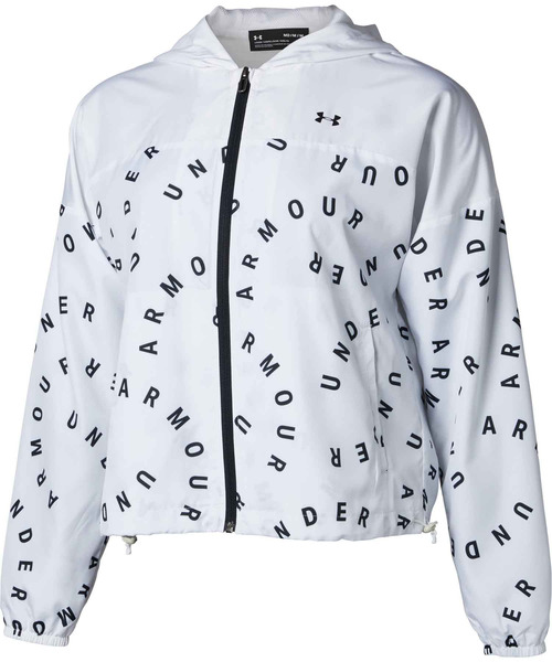 UNDER ARMOUR（アンダーアーマー）の「UAウーブン プリント フルジップフーディー(トレーニング/WOMEN)（その他アウター・レディース・ホワイト/ブラック/ブラック×ホワイト・XL/SM/MD/LG/150）」の7枚目の写真