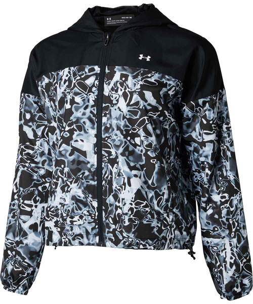 UNDER ARMOUR（アンダーアーマー）の「UAウーブン プリント フルジップフーディー(トレーニング/WOMEN)（その他アウター・レディース・ホワイト/ブラック/ブラック×ホワイト・XL/SM/MD/LG/150）」の12枚目の写真