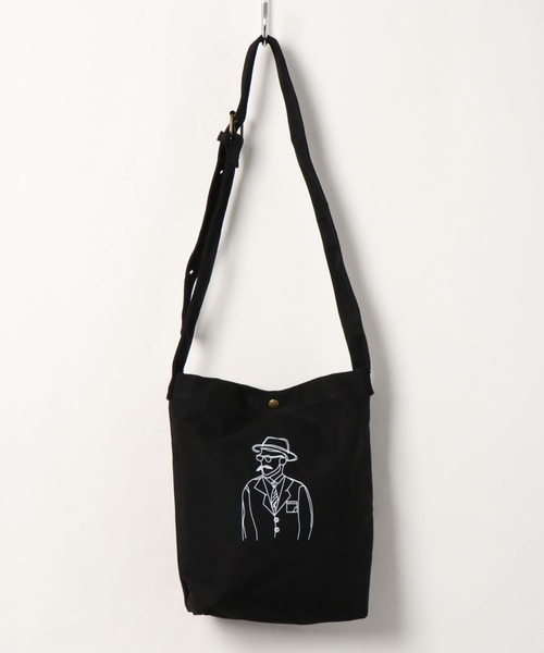 kutir（クティール）の「【２周年アイテム】イラストミニショルダー（ショルダーバッグ・メンズ・グリーン/オフホワイト/ブラック・FREE）」の9枚目の写真